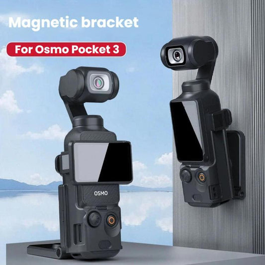 حامل مغناطيسي قابل للتعديل بزاوية 180 درجة لكاميرا DJI Osmo Pocket 3، لتثبيت الفيديو بشكل ثابت - ملحقات DJI وInsta360