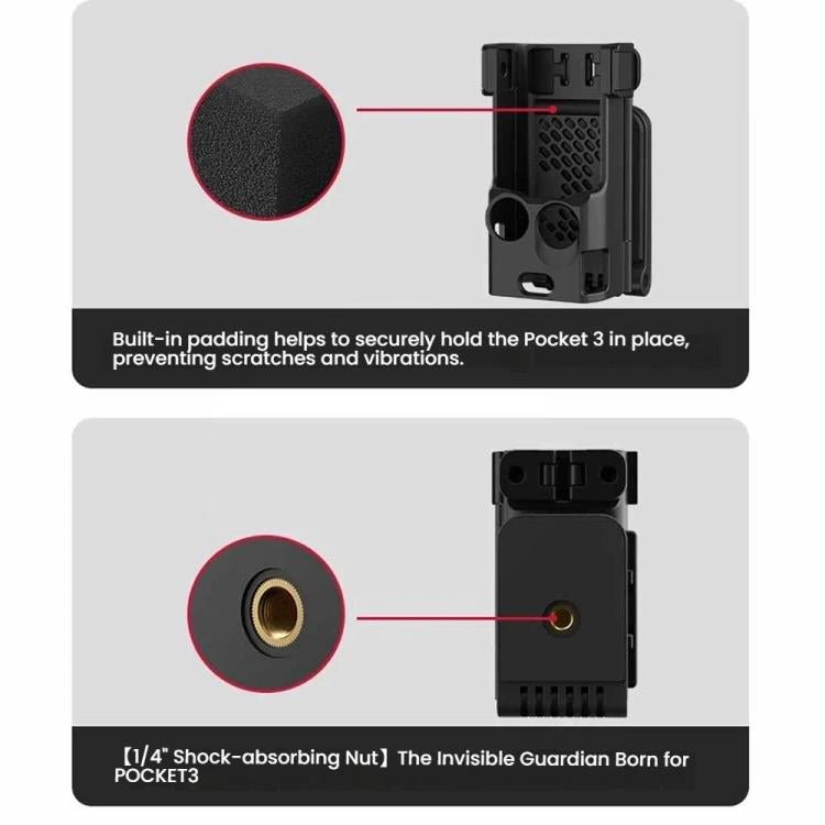 For DJI Osmo Pocket 3 Magnetic Mount Base Holder 180 - Degree Adjustable Stand For Stable Vlogging - ORIWHIZDJI & Insta360 AccessoriesMount & HolderOsmo Pocket Accessories