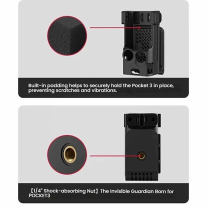 For DJI Osmo Pocket 3 Magnetic Mount Base Holder 180 - Degree Adjustable Stand For Stable Vlogging - ORIWHIZDJI & Insta360 AccessoriesMount & HolderOsmo Pocket Accessories
