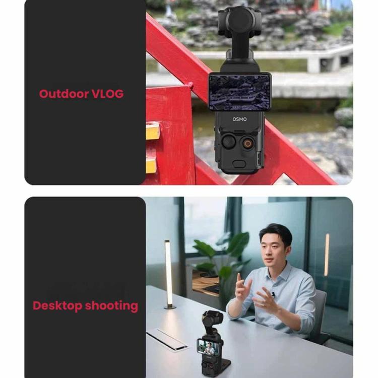 For DJI Osmo Pocket 3 Magnetic Mount Base Holder 180 - Degree Adjustable Stand For Stable Vlogging - ORIWHIZDJI & Insta360 AccessoriesMount & HolderOsmo Pocket Accessories