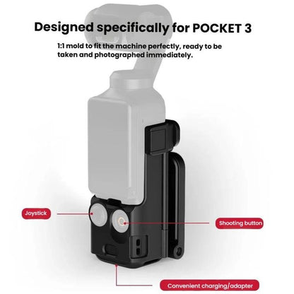 For DJI Osmo Pocket 3 Magnetic Mount Base Holder 180 - Degree Adjustable Stand For Stable Vlogging - ORIWHIZDJI & Insta360 AccessoriesMount & HolderOsmo Pocket Accessories