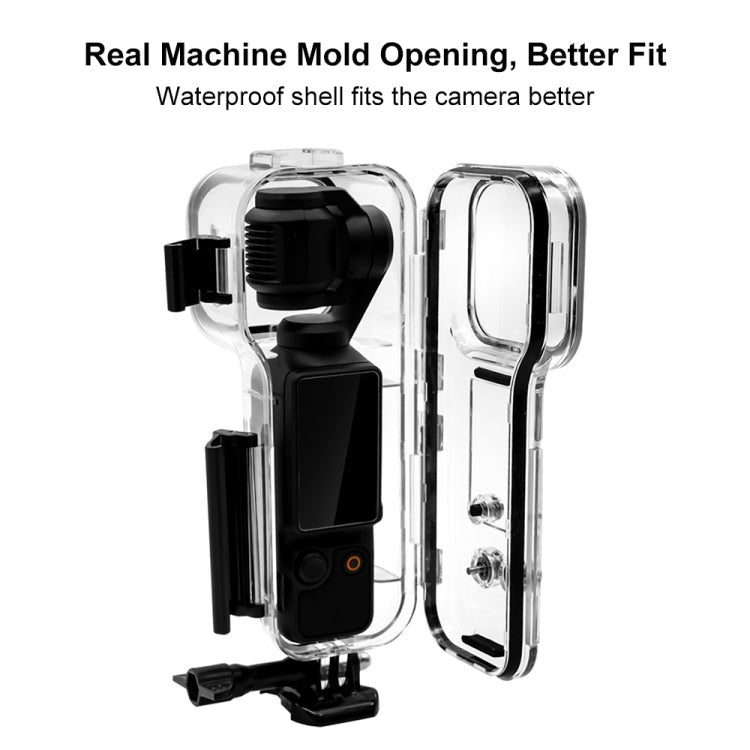 For DJI Osmo Pocket 3 PULUZ 45m Underwater Waterproof Housing Diving Case, Waterproof Case (Transparent) - ORIWHIZCase & BagsDJI & Insta360 AccessoriesOsmo Pocket Accessories