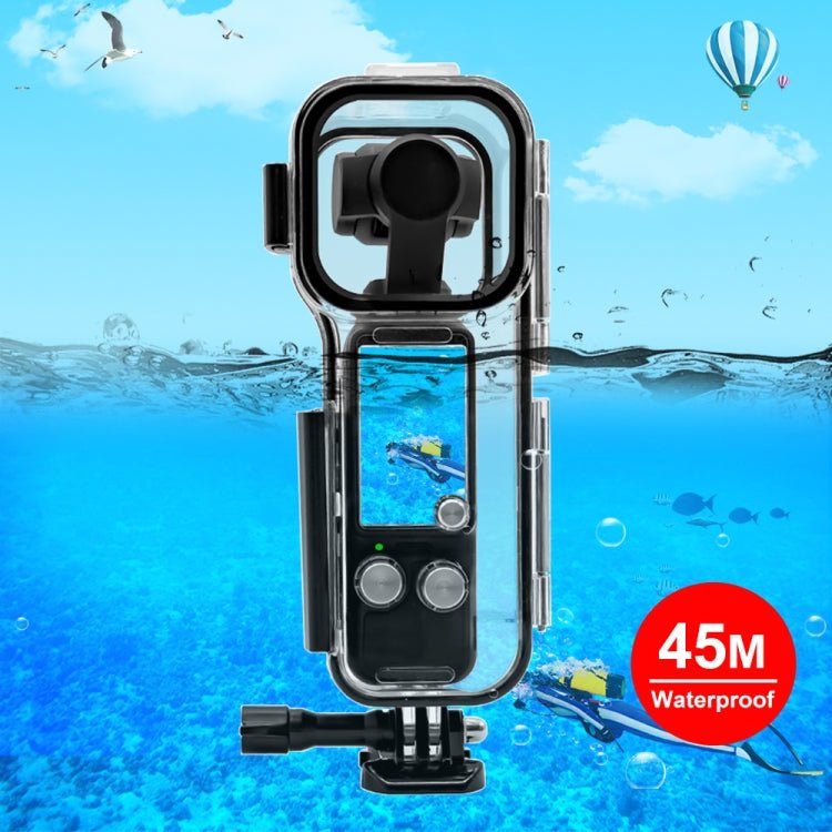 For DJI Osmo Pocket 3 PULUZ 45m Underwater Waterproof Housing Diving Case, Waterproof Case (Transparent) - ORIWHIZCase & BagsDJI & Insta360 AccessoriesOsmo Pocket Accessories