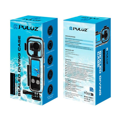 For DJI Osmo Pocket 3 PULUZ 45m Underwater Waterproof Housing Diving Case, Waterproof Case (Transparent) - ORIWHIZCase & BagsDJI & Insta360 AccessoriesOsmo Pocket Accessories