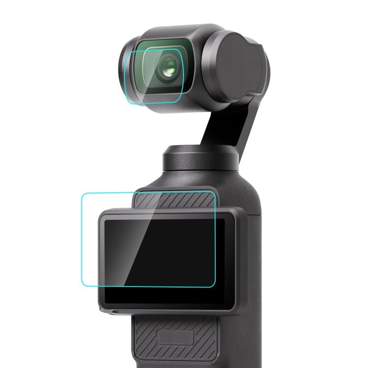 For DJI OSMO Pocket 3 PULUZ 9H 2.5D HD Tempered Glass Lens Protector + Screen Film, For DJI OSMO Pocket 3 - ORIWHIZDJI & Insta360 AccessoriesOsmo Pocket AccessoriesProtective Film & Stickers