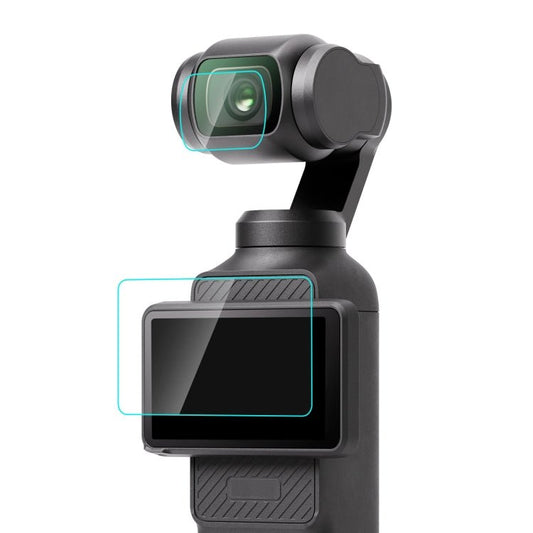 For DJI OSMO Pocket 3 PULUZ 9H 2.5D HD Tempered Glass Lens Protector + Screen Film, For DJI OSMO Pocket 3 - ORIWHIZDJI & Insta360 AccessoriesOsmo Pocket AccessoriesProtective Film & Stickers