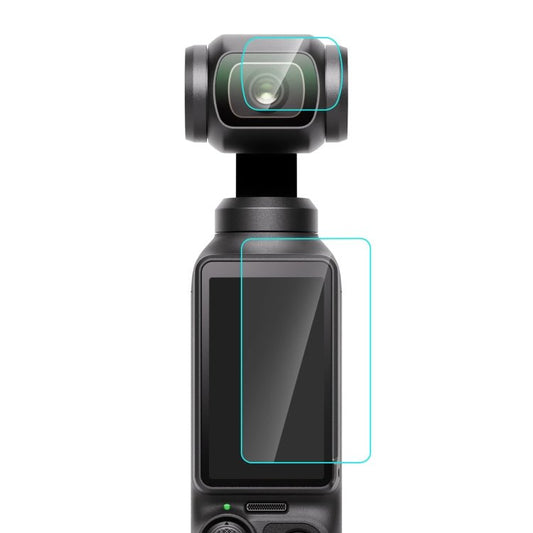 For DJI OSMO Pocket 3 PULUZ 9H 2.5D HD Tempered Glass Lens Protector + Screen Film, For DJI OSMO Pocket 3 - ORIWHIZDJI & Insta360 AccessoriesOsmo Pocket AccessoriesProtective Film & Stickers