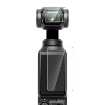 For DJI OSMO Pocket 3 PULUZ 9H 2.5D HD Tempered Glass Lens Protector + Screen Film, For DJI OSMO Pocket 3 - ORIWHIZDJI & Insta360 AccessoriesOsmo Pocket AccessoriesProtective Film & Stickers