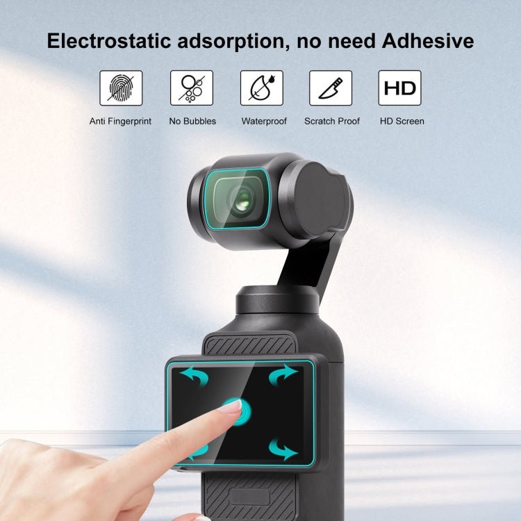 For DJI OSMO Pocket 3 PULUZ 9H 2.5D HD Tempered Glass Lens Protector + Screen Film, For DJI OSMO Pocket 3 - ORIWHIZDJI & Insta360 AccessoriesOsmo Pocket AccessoriesProtective Film & Stickers