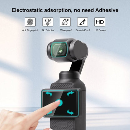 For DJI OSMO Pocket 3 PULUZ 9H 2.5D HD Tempered Glass Lens Protector + Screen Film, For DJI OSMO Pocket 3 - ORIWHIZDJI & Insta360 AccessoriesOsmo Pocket AccessoriesProtective Film & Stickers