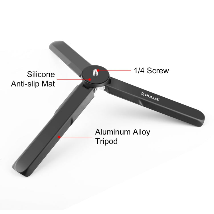 For DJI Osmo Pocket 3 PULUZ Aluminum Alloy Metal Tripod - ORIWHIZDJI & Insta360 AccessoriesMount & HolderOsmo Pocket Accessories