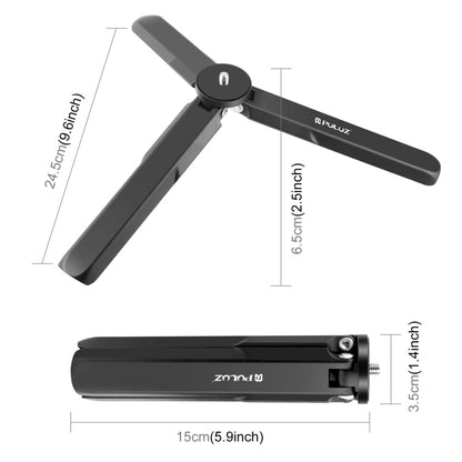For DJI Osmo Pocket 3 PULUZ Aluminum Alloy Metal Tripod - ORIWHIZDJI & Insta360 AccessoriesMount & HolderOsmo Pocket Accessories
