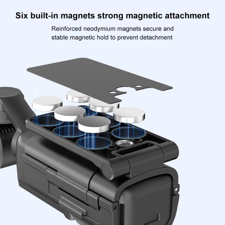 For DJI Osmo Pocket 3 PULUZ Folding Magnetic Mount Base Bracket, Magnetic Mount Base - ORIWHIZDJI & Insta360 AccessoriesMount & HolderOsmo Pocket Accessories