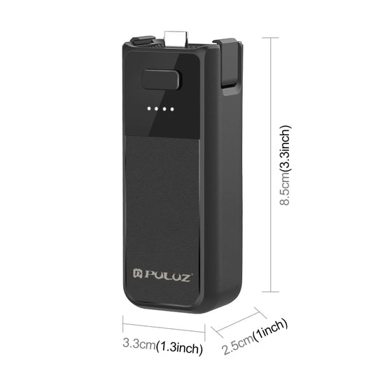 مقبض بطارية PULUZ عالي السعة 2800 مللي أمبير لكاميرا DJI Osmo Pocket 3 - أصلي - ملحقات DJI و Insta360 - ملحقات Osmo Pocket - ملحقات أخرى