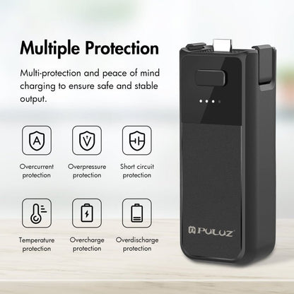 For DJI Osmo Pocket 3 PULUZ High - Capacity 2800mAh Battery Grip - ORIWHIZDJI & Insta360 AccessoriesOsmo Pocket AccessoriesOther Accessories