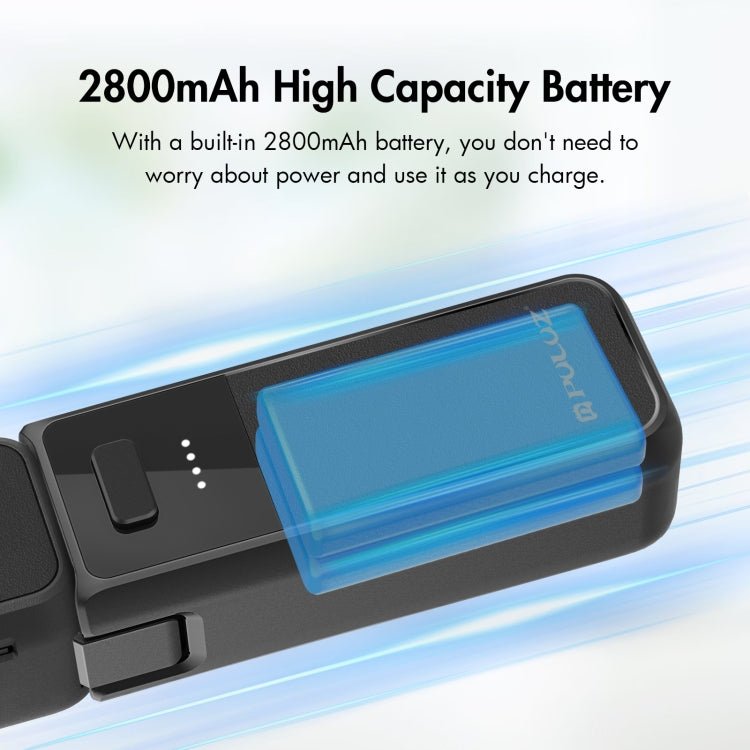 For DJI Osmo Pocket 3 PULUZ High - Capacity 2800mAh Battery Grip - ORIWHIZDJI & Insta360 AccessoriesOsmo Pocket AccessoriesOther Accessories