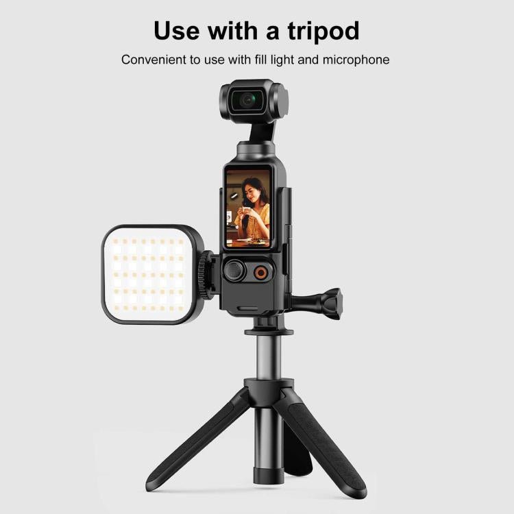 For DJI OSMO Pocket 3 PULUZ Plastic Protection Frame Expansion Cold Shoe Adapter Bracket, Plastic Protection Frame - ORIWHIZDJI & Insta360 AccessoriesMount & HolderOsmo Pocket Accessories