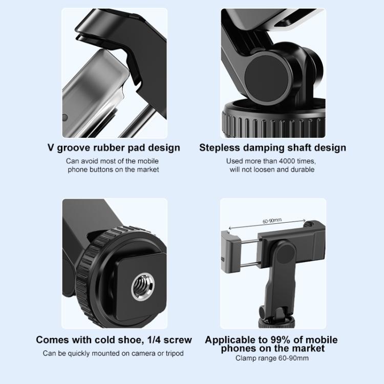 For DJI OSMO Pocket 3 PULUZ Protective Frame Expansion Phone Clamp, Compatible with Tripod Pole - ORIWHIZDJI & Insta360 AccessoriesMount & HolderOsmo Pocket Accessories