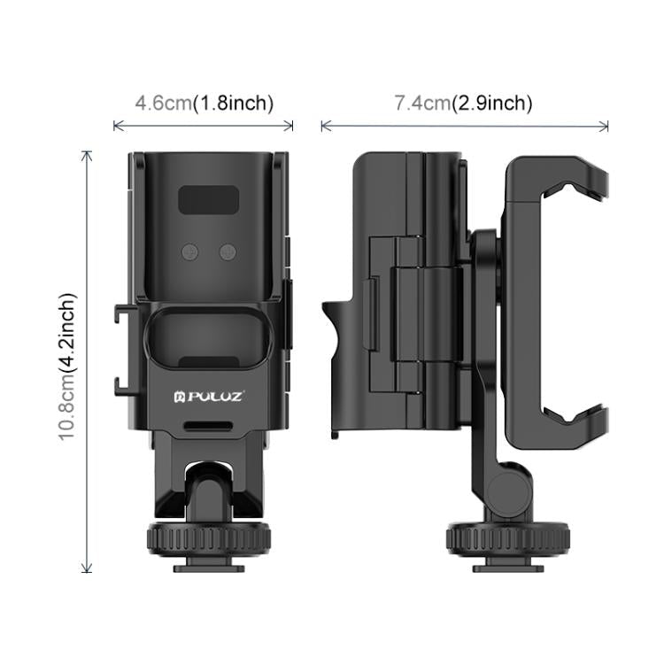 For DJI OSMO Pocket 3 PULUZ Protective Frame Expansion Phone Clamp, Compatible with Tripod Pole - ORIWHIZDJI & Insta360 AccessoriesMount & HolderOsmo Pocket Accessories