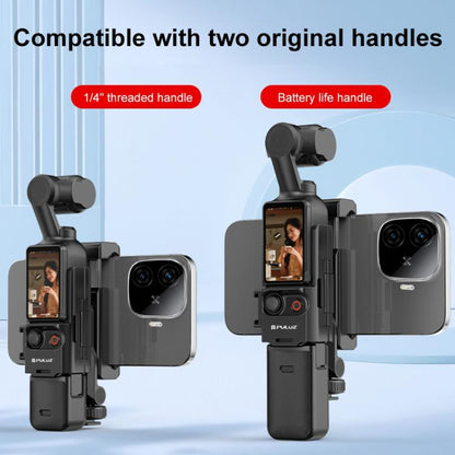 For DJI OSMO Pocket 3 PULUZ Protective Frame Expansion Phone Clamp, Compatible with Tripod Pole - ORIWHIZDJI & Insta360 AccessoriesMount & HolderOsmo Pocket Accessories
