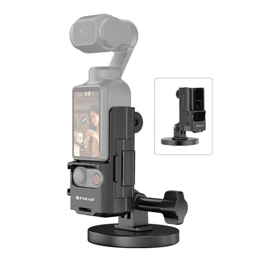 For DJI OSMO Pocket 3 PULUZ Protective Frame Magnetic Desktop Mount Angle Adjustable Base, Magnetic Desktop Mount - ORIWHIZDJI & Insta360 AccessoriesMount & HolderOsmo Pocket Accessories