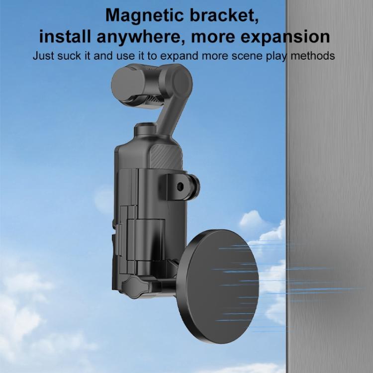 For DJI OSMO Pocket 3 PULUZ Protective Frame Magnetic Desktop Mount Angle Adjustable Base, Magnetic Desktop Mount - ORIWHIZDJI & Insta360 AccessoriesMount & HolderOsmo Pocket Accessories