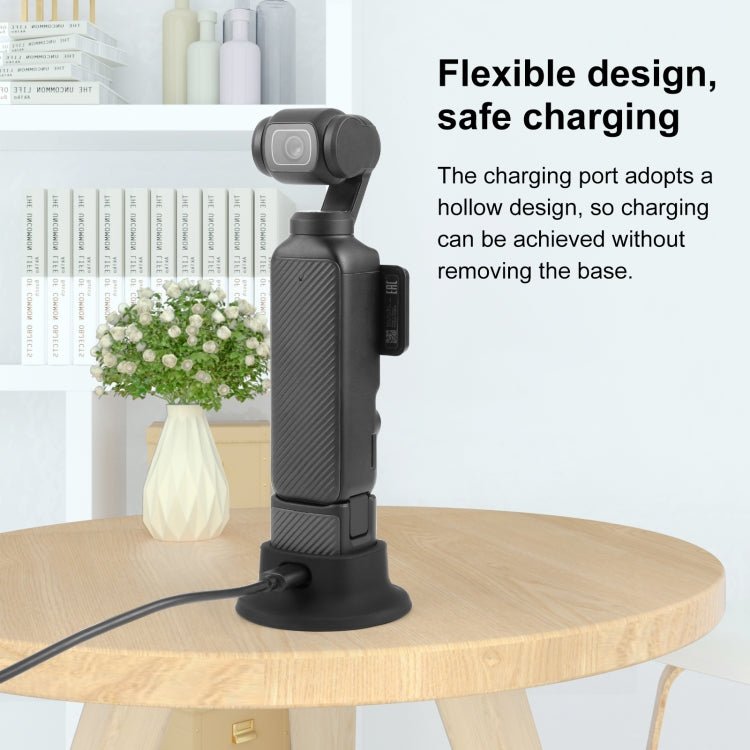 For DJI Osmo Pocket 3 PULUZ Silicone Dock Desktop Charging Base Bracket, Silicone Dock Base - ORIWHIZDJI & Insta360 AccessoriesMount & HolderOsmo Pocket Accessories