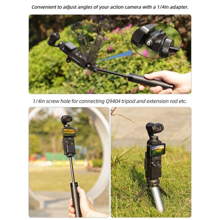 For DJI OSMO Pocket 3 Sunnylife Expansion Adapter Foldable Dual Hooks Adapter Protective Case Bracket, OP3 - AD748 - ORIWHIZDJI & Insta360 AccessoriesMount & HolderOsmo Pocket Accessories