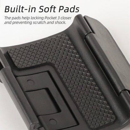 For DJI OSMO Pocket 3 Sunnylife Expansion Adapter Foldable Dual Hooks Adapter Protective Case Bracket, OP3 - AD748 - ORIWHIZDJI & Insta360 AccessoriesMount & HolderOsmo Pocket Accessories
