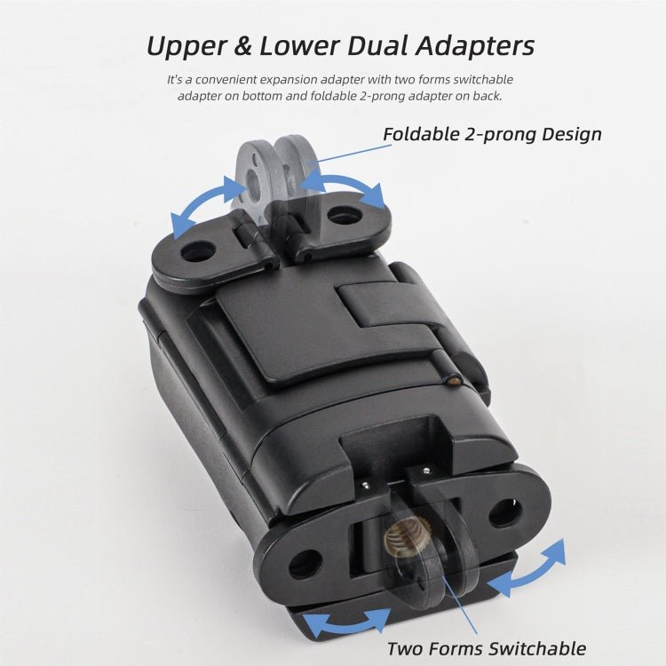 For DJI OSMO Pocket 3 Sunnylife Expansion Adapter Foldable Dual Hooks Adapter Protective Case Bracket, OP3 - AD748 - ORIWHIZDJI & Insta360 AccessoriesMount & HolderOsmo Pocket Accessories