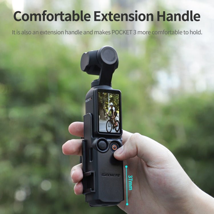 For DJI OSMO Pocket 3 Sunnylife Hand Band Protective Frame Cold Shoe Extension Handle Cover, Extension Frame - ORIWHIZDJI & Insta360 AccessoriesMount & HolderOsmo Pocket Accessories