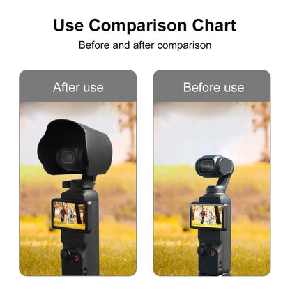 For DJI OSMO Pocket 3 Sunshade Lens Protective Cover Hood, Sunshade - ORIWHIZDJI & Insta360 AccessoriesLens AccessoriesOsmo Pocket Accessories