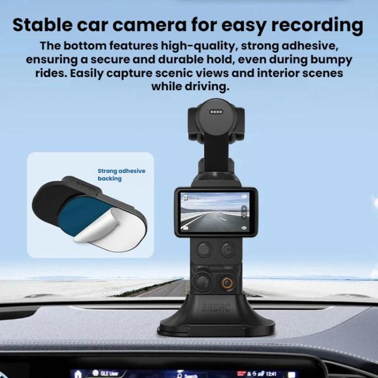 For DJI Osmo Pocket 4 / 3 BRDRC Car Desktop Silicone Mount - ORIWHIZBRDRCDJI & Insta360 AccessoriesMount & Holder