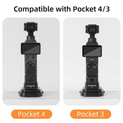 For DJI Osmo Pocket 4 / 3 Sunnylife Detachable Car & Desktop Base Stand Base Desktop Stabilizer Supporting Holder, OP4 - DZ157 - ORIWHIZDJI & Insta360 AccessoriesMount & HolderOsmo Pocket Accessories