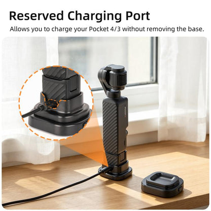 For DJI Osmo Pocket 4 / 3 Sunnylife Detachable Car & Desktop Base Stand Base Desktop Stabilizer Supporting Holder, OP4 - DZ157 - ORIWHIZDJI & Insta360 AccessoriesMount & HolderOsmo Pocket Accessories