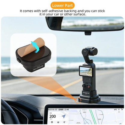 For DJI Osmo Pocket 4 / 3 Sunnylife Detachable Car & Desktop Base Stand Base Desktop Stabilizer Supporting Holder, OP4 - DZ157 - ORIWHIZDJI & Insta360 AccessoriesMount & HolderOsmo Pocket Accessories