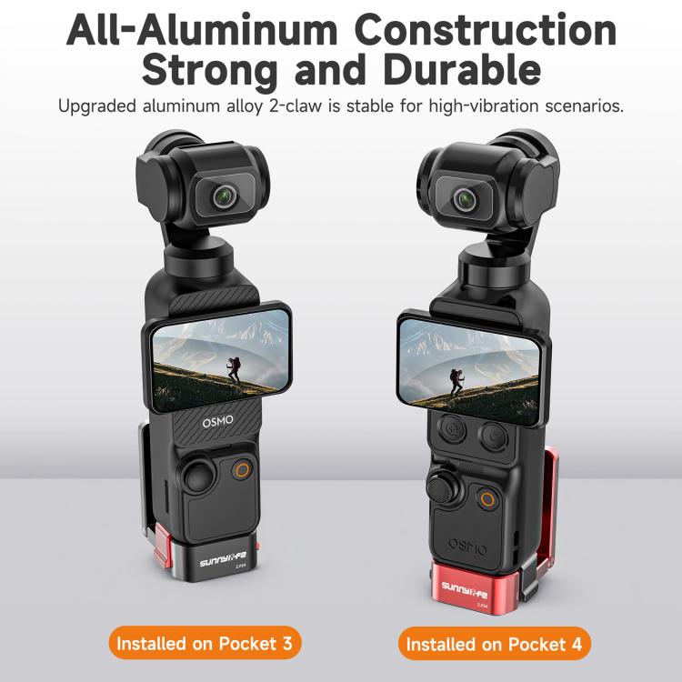 For DJI Osmo Pocket 4 / 3 Sunnylife Metal Quick - Release Magnetic Mount Tabletop Base Bracket Angles Adjustable Stand, OP4 - ZJ154 - ORIWHIZDJI & Insta360 AccessoriesMount & HolderOsmo Pocket Accessories