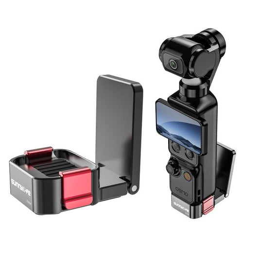 حامل مغناطيسي معدني سريع الفك من ساني لايف، مناسب لكاميرا DJI Osmo Pocket 4 / 3، قاعدة تثبيت قابلة لتعديل الزوايا، OP4 - ZJ154 - ORIWHIZ، ملحقات DJI و Insta360، حامل وملحقات Osmo Pocket