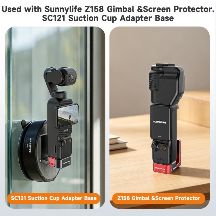 For DJI Osmo Pocket 4 / 3 Sunnylife Metal Quick - Release Magnetic Mount Tabletop Base Bracket Angles Adjustable Stand, OP4 - ZJ154 - ORIWHIZDJI & Insta360 AccessoriesMount & HolderOsmo Pocket Accessories