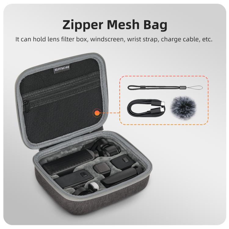 For DJI Osmo Pocket 4 / 3 Sunnylife Mini Carrying Case Handbag Creator Combo Bags, Creator Combo Bag - ORIWHIZCase & BagsDJI & Insta360 AccessoriesOsmo Pocket Accessories