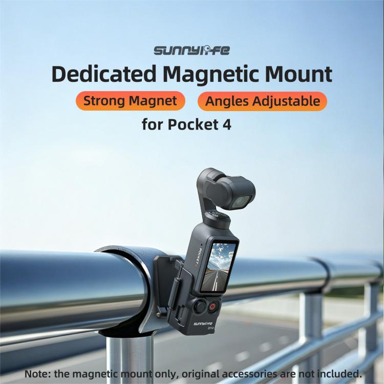 For DJI Osmo Pocket 4 / 3 Sunnylife Multifunctional Magnetic Mount Tabletop Base Bracket Angles Adjustable Stand, OP4 - ZJ152 - ORIWHIZDJI & Insta360 AccessoriesMount & HolderOsmo Pocket Accessories