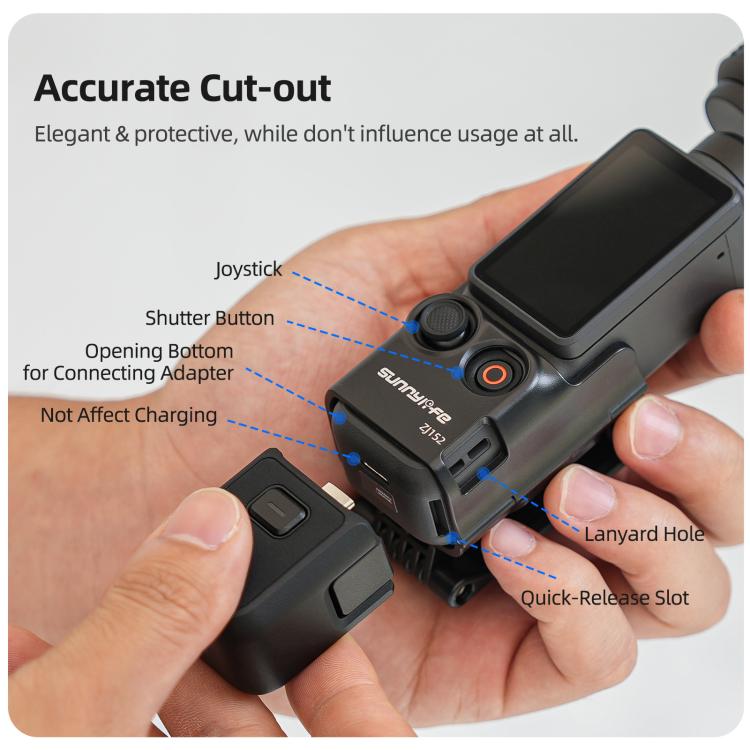 For DJI Osmo Pocket 4 / 3 Sunnylife Multifunctional Magnetic Mount Tabletop Base Bracket Angles Adjustable Stand, OP4 - ZJ152 - ORIWHIZDJI & Insta360 AccessoriesMount & HolderOsmo Pocket Accessories