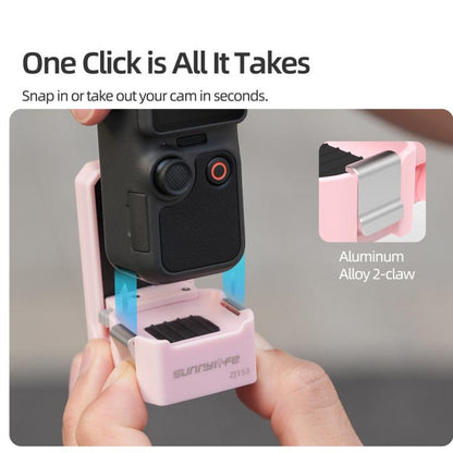 For DJI Osmo Pocket 4 / 3 Sunnylife Quick - Release Magnetic Mount Tabletop Base Plastic Bracket Angles Adjustable Stand, OP4 - ZJ153 - ORIWHIZDJI & Insta360 AccessoriesMount & HolderOsmo Pocket Accessories
