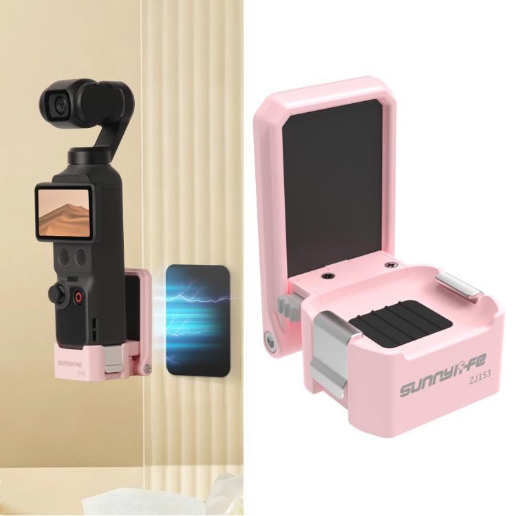 For DJI Osmo Pocket 4 / 3 Sunnylife Quick - Release Magnetic Mount Tabletop Base Plastic Bracket Angles Adjustable Stand, OP4 - ZJ153 - ORIWHIZDJI & Insta360 AccessoriesMount & HolderOsmo Pocket Accessories