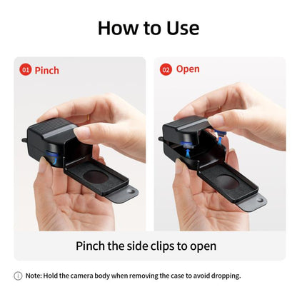 For DJI Osmo Pocket 4 aMagisn Gimbal Protector Case Protective Cover with One - Piece Flip Design Integrated 3D Joystick Guard - ORIWHIZaMagisnCase & BagsDJI & Insta360 Accessories