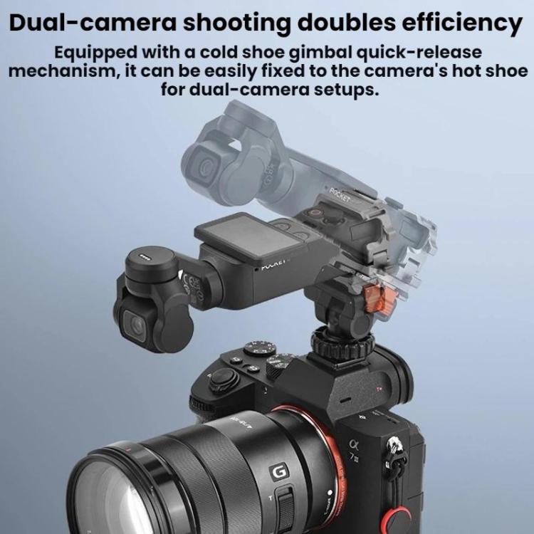 For DJI Osmo Pocket 4 BRDRC Cold Shoe Interface Quick - Release Expansion Frame Bracket, For DJI Osmo Pocket 4 - ORIWHIZBRDRCDJI & Insta360 AccessoriesMount & Holder