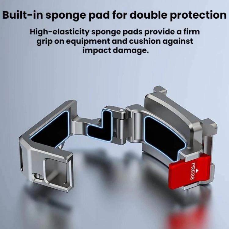 For DJI Osmo Pocket 4 BRDRC Cold Shoe Interface Quick - Release Expansion Frame Bracket, For DJI Osmo Pocket 4 - ORIWHIZBRDRCDJI & Insta360 AccessoriesMount & Holder