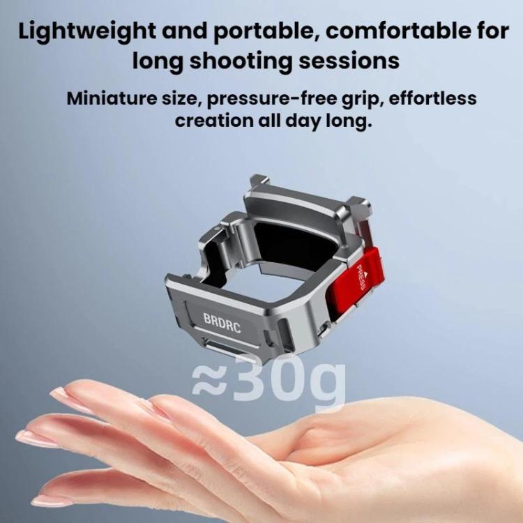 For DJI Osmo Pocket 4 BRDRC Cold Shoe Interface Quick - Release Expansion Frame Bracket, For DJI Osmo Pocket 4 - ORIWHIZBRDRCDJI & Insta360 AccessoriesMount & Holder