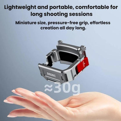 For DJI Osmo Pocket 4 BRDRC Cold Shoe Interface Quick - Release Expansion Frame Bracket, For DJI Osmo Pocket 4 - ORIWHIZBRDRCDJI & Insta360 AccessoriesMount & Holder