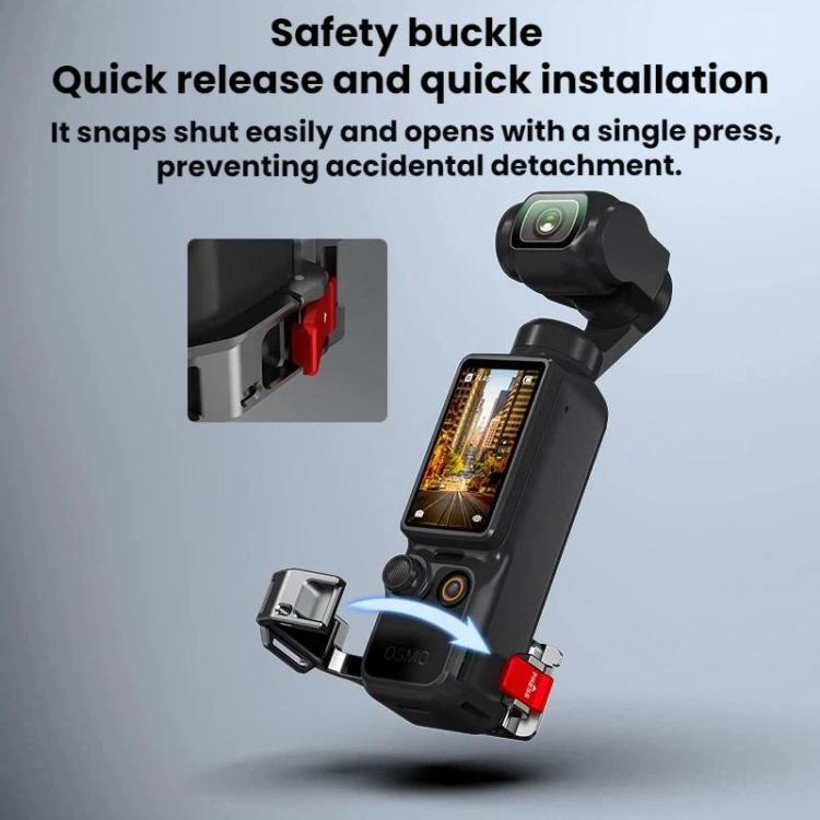 For DJI Osmo Pocket 4 BRDRC Cold Shoe Interface Quick - Release Expansion Frame Bracket, For DJI Osmo Pocket 4 - ORIWHIZBRDRCDJI & Insta360 AccessoriesMount & Holder